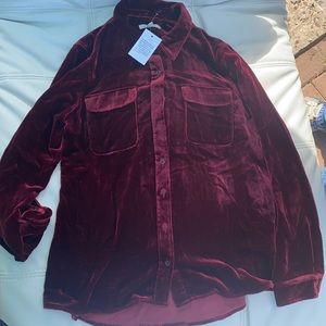 Orvis Red velvet shirt - size S - new